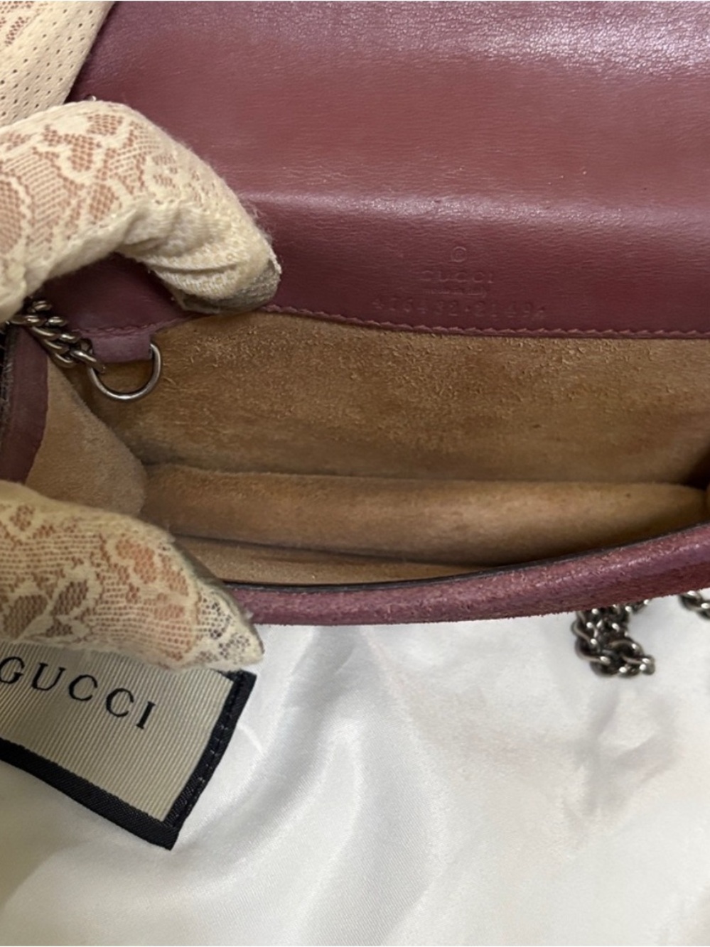 GG Supreme Monogram Blooms Super Mini Dionysus Shoulder Bag Beige Multicolor - Picture 16 of 16